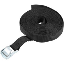 Cam Buckle Tie Down Lashing Strap 8mx25mm 80kg Load Cap Polypropylene For Moving