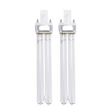 2pcs 11w Ultraviolet Uv Disinfection Light Lamps Uv Sterilization Light Bulbs Compatible Sterilizer Fish Tank (g23 Lamp Base)-j