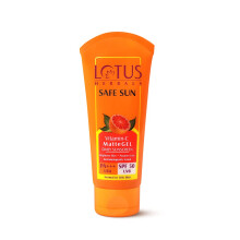Lotus Herbals Safe Sun Vitamin C Matte Gel Daily Sunscreen SPF50- 100g