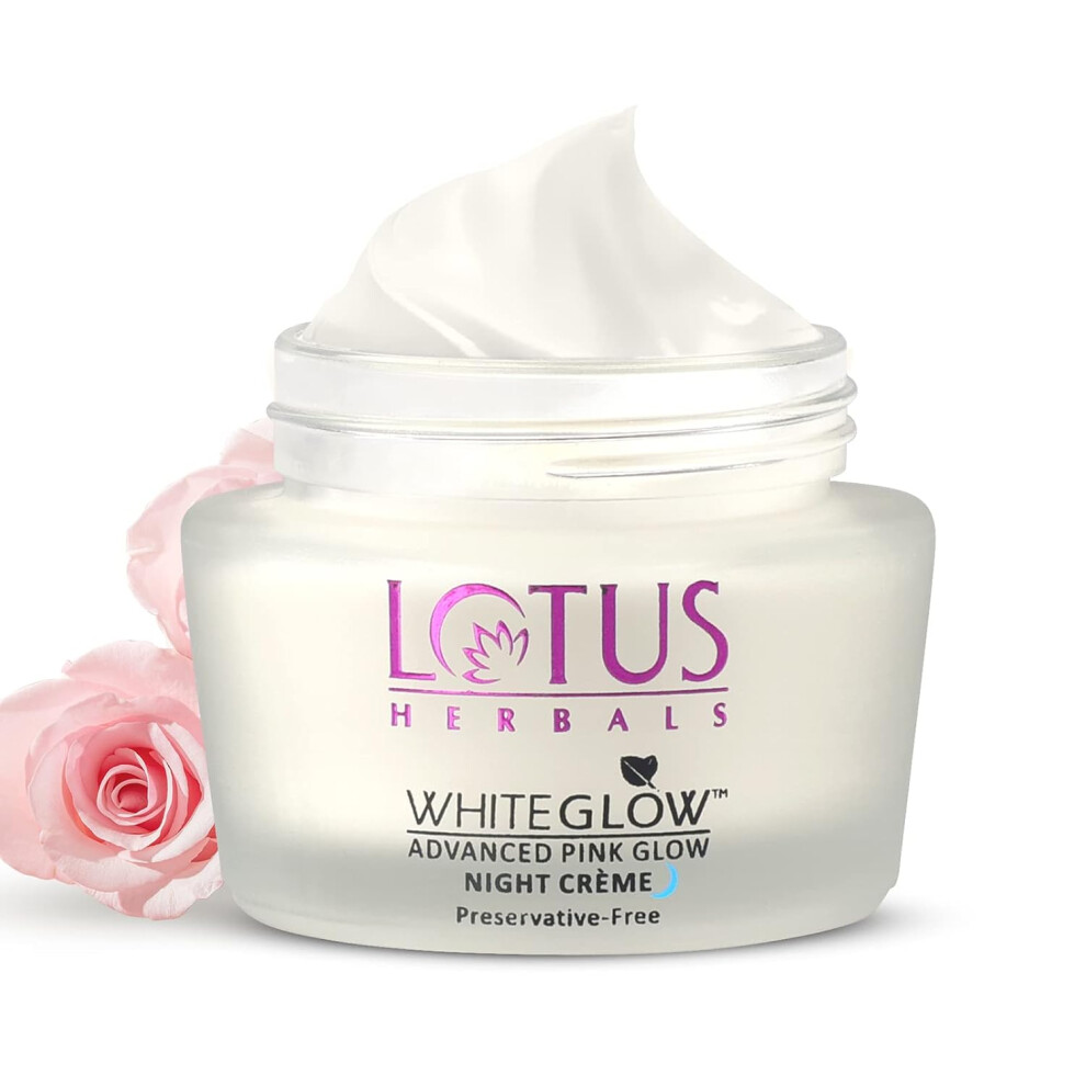 Lotus Herbals Whiteglow Advanced Glow Night 50G Pink/Cream