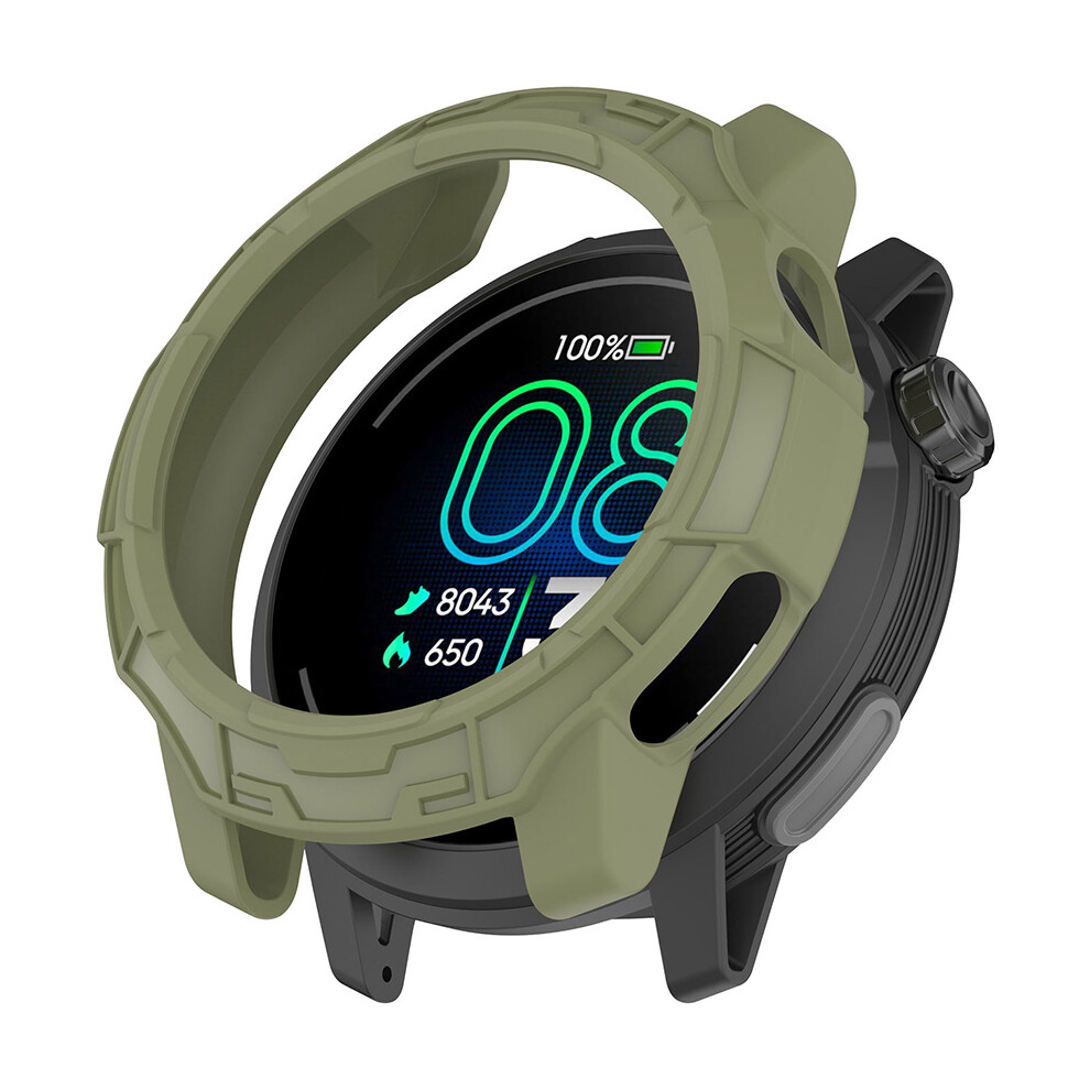(Jungle ) Watch Protective Case Watch Case Watch Accessories For Coros Pace Pro Skeleton Armor Green 606096966673