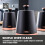 Tower Tower Cavaletto Bread Bin & Canisters Storage Jars Kitchen Set (Black) 6