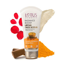 Lotus Herbals Radiance Boost Ubtan Face Scrub 100g