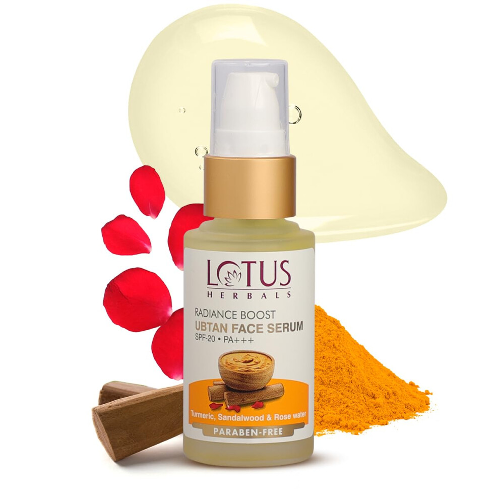 Lotus Herbals Radiance Boost Ubtan Face Serum Spf20 30Ml