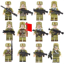 (12pcs Changjin Lake) Military Mini Figures Building Kit fit for Lego