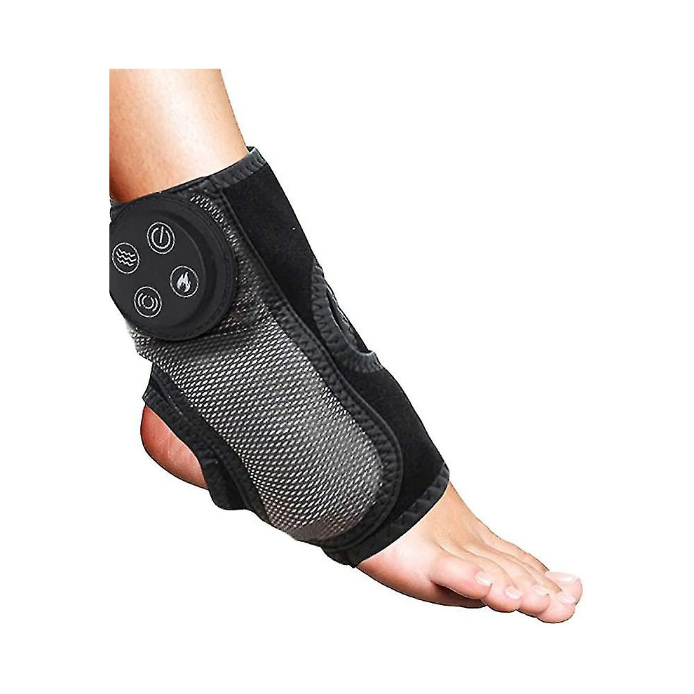 Electric Ankle Massage Foot Ankle Massager Vibration Heating Foot Acupuncture Points Massage For Pain Ankles Relief, Home Use Foot Massager