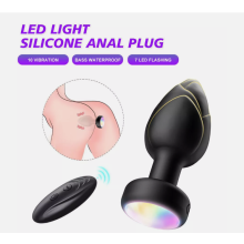 Butt Plug Vibrating Anal Vibrator G-spot Massage Dildo Sex Toys Black