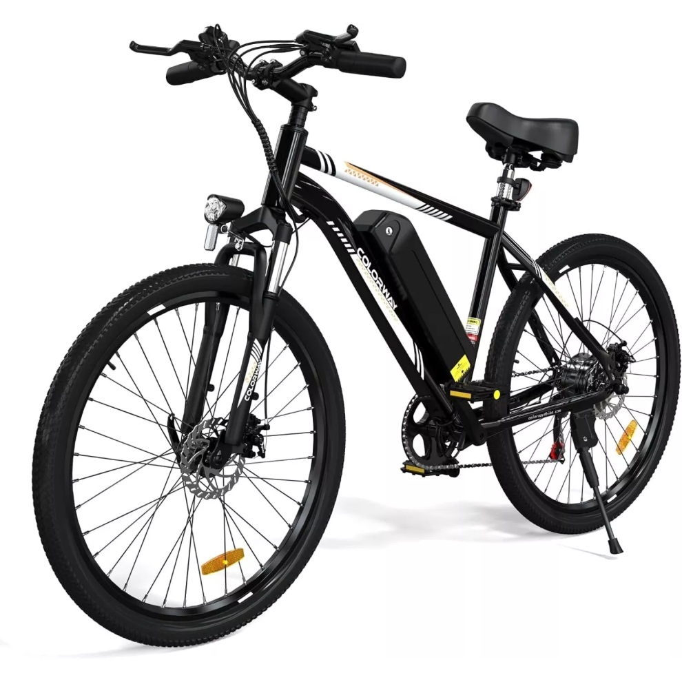 (Black) Colorway BK15 26" Tires Electric Bike 350W 25km/h