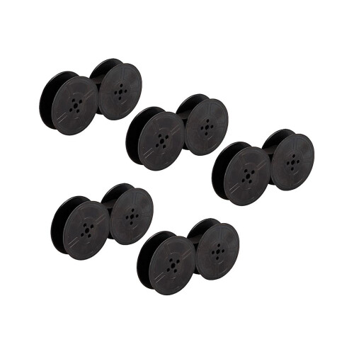 5pcs Typewriter Ribbon Twin Spool Typewriter Ribbon Twin Spool Replacement Pack For Most Typewriter