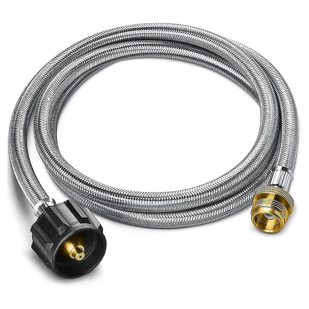 Propane Hose,5ft Lp Gas Hose With Propane Adapter 1lb To 20lb, Propane Adapter Hose For Blackstone/