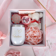 (white) Birthday Gifts For Women Best Friend -relaxing Spa Gift Box Basket For Her Friendship Mom, Get Well Soon Self Care Gifts For Women Female Sister , Uni
