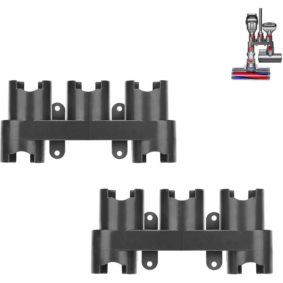 2pcs Wall Mount Holder For Dyson V11 V10 V8 V7 Vacuum Cleaner, Wall Mount Docks Station Accessory Storage Holder For Dyson Cyclone V10 V11 V8 V7 Sv12