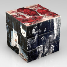 (Likeran) 3x3x3 Magic Puzzle Cube Van Gogh Monet Da Vinci Picasso Pattern Cube Children's Gifts Educational Toys