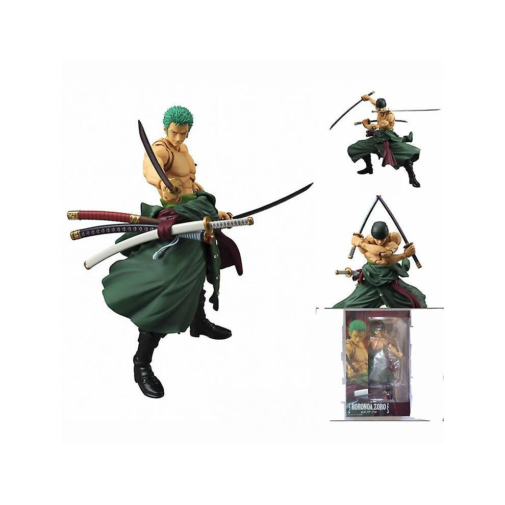 Anime Figure One Piece Zoro Action Figure Roronoa Zoro Figure Sculpture Decoration Statue Doll Model Collectible Toy Figure 18cm