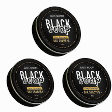 3pcs Men's Grey Coverage Bar Shampoo Hair Black Darkening Soap For Grey Hair Uk
