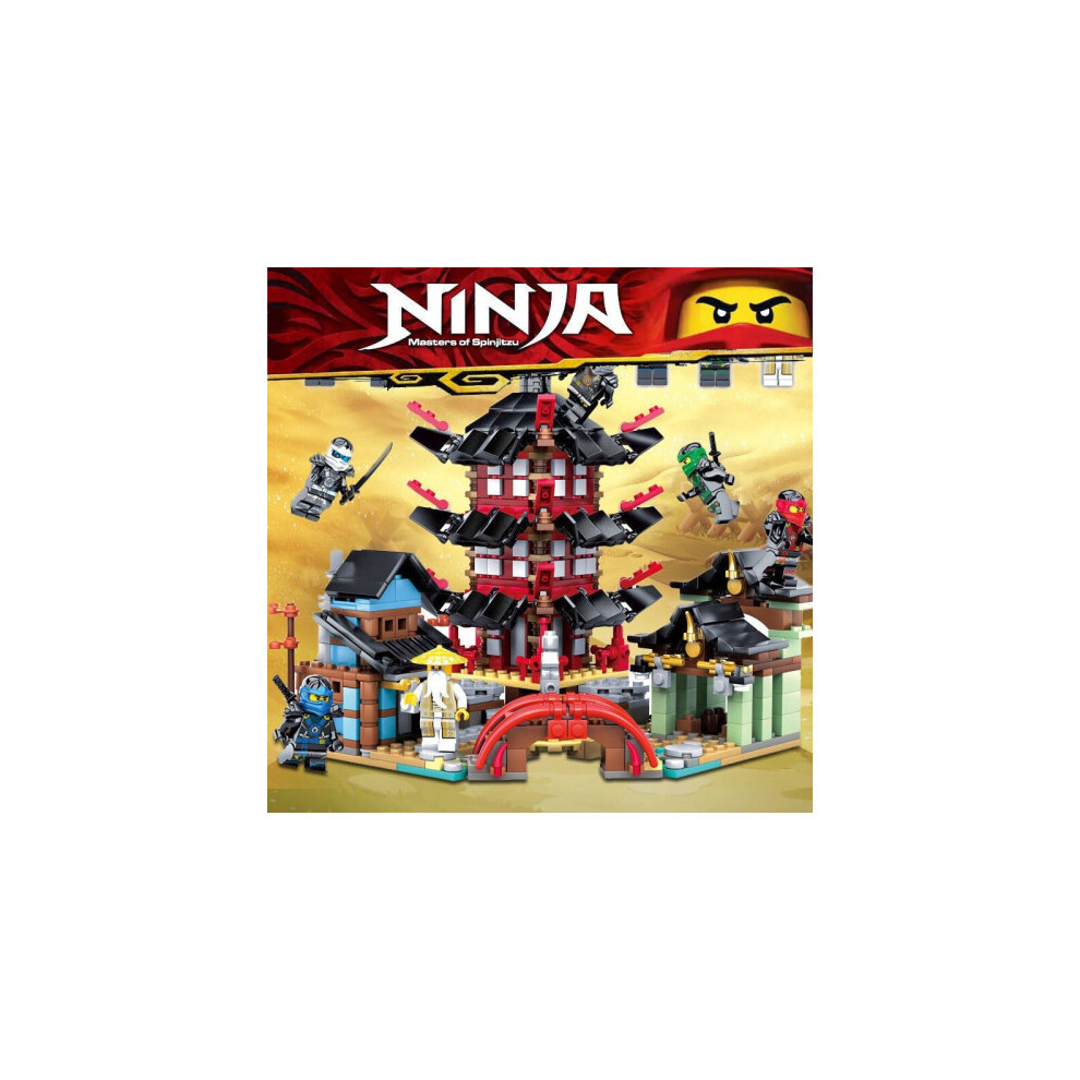 742pcs Ninjago Temple Building Block Toy Figure Model Kid Collection Boy Gift