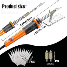 16 Pieces Electric Hot Knife Cutter Tool, For Cutting Carving Soft Thin Styrofoam Foam Making Stencils
