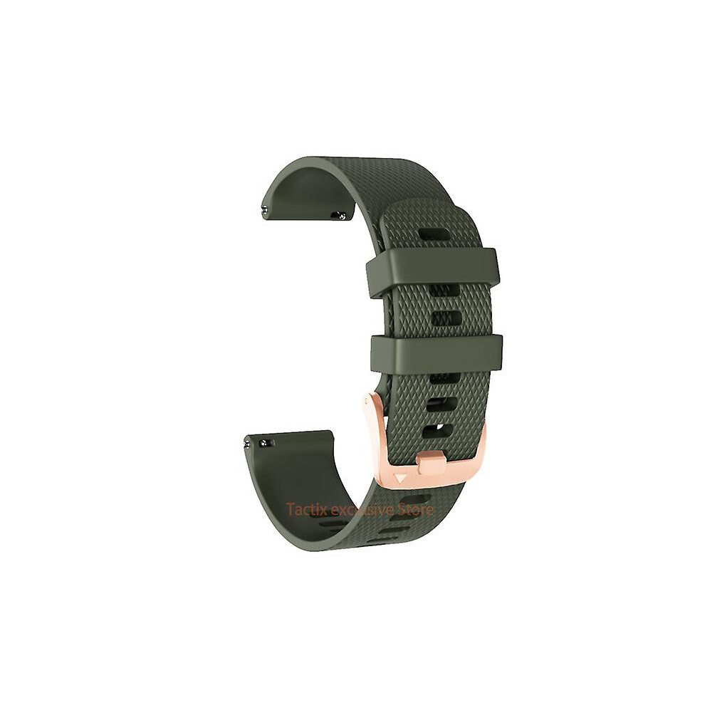 (26) 20Mm Watchband For Garmin Forerunner 245 645 Venu Vivoactive 3 Venu Sp Silicone Smartwatch Band Wrist Strap Not,Specified 7364070602339