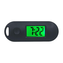 (Black) Excellent Digital Clock Portable Student Digital Pocket