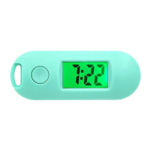 (Green) Excellent Digital Clock Portable Student Digital Pocket