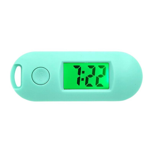 (Green) Excellent Digital Clock Portable Student Digital Pocket