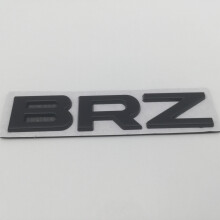 (black BRZ) 1pcs 3d Metal Crosstrek Awd Brz Forester Wrx Car Letter Fender Emblem Side Rear Trunk Tail Badge Sticker Decal Auto Accessories