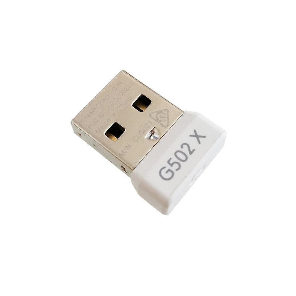 (White) Usb Adapter Usb Dongle 2.4Ghz Wireless Adapter For Logitech G502x G502x Plus White 7364070614585