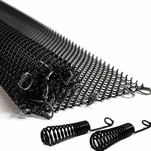 2pcs Fireplace Mesh Screen Curtains Fireplace Screen Panels With Handles 2