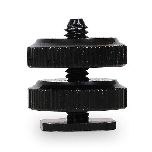1/4" Screw Tripod Mount Flash Hot Shoe Adapter For Camera Studio 2