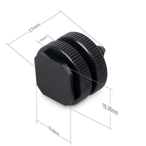 1/4" Screw Tripod Mount Flash Hot Shoe Adapter For Camera Studio 1