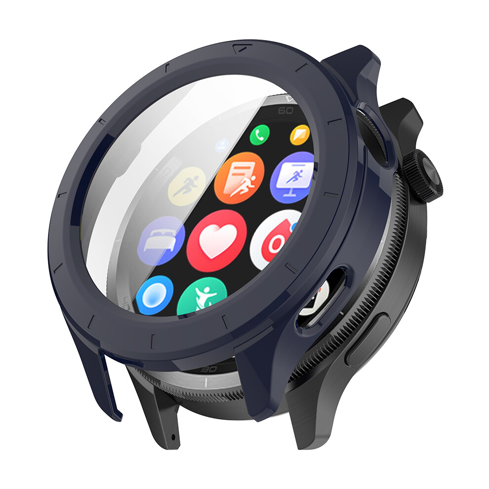 (Ink ) Watch Protective Case Watch Case Integral Shell-Membrane Protective Case For Xiaomi Watch S4 Blue 606096966888
