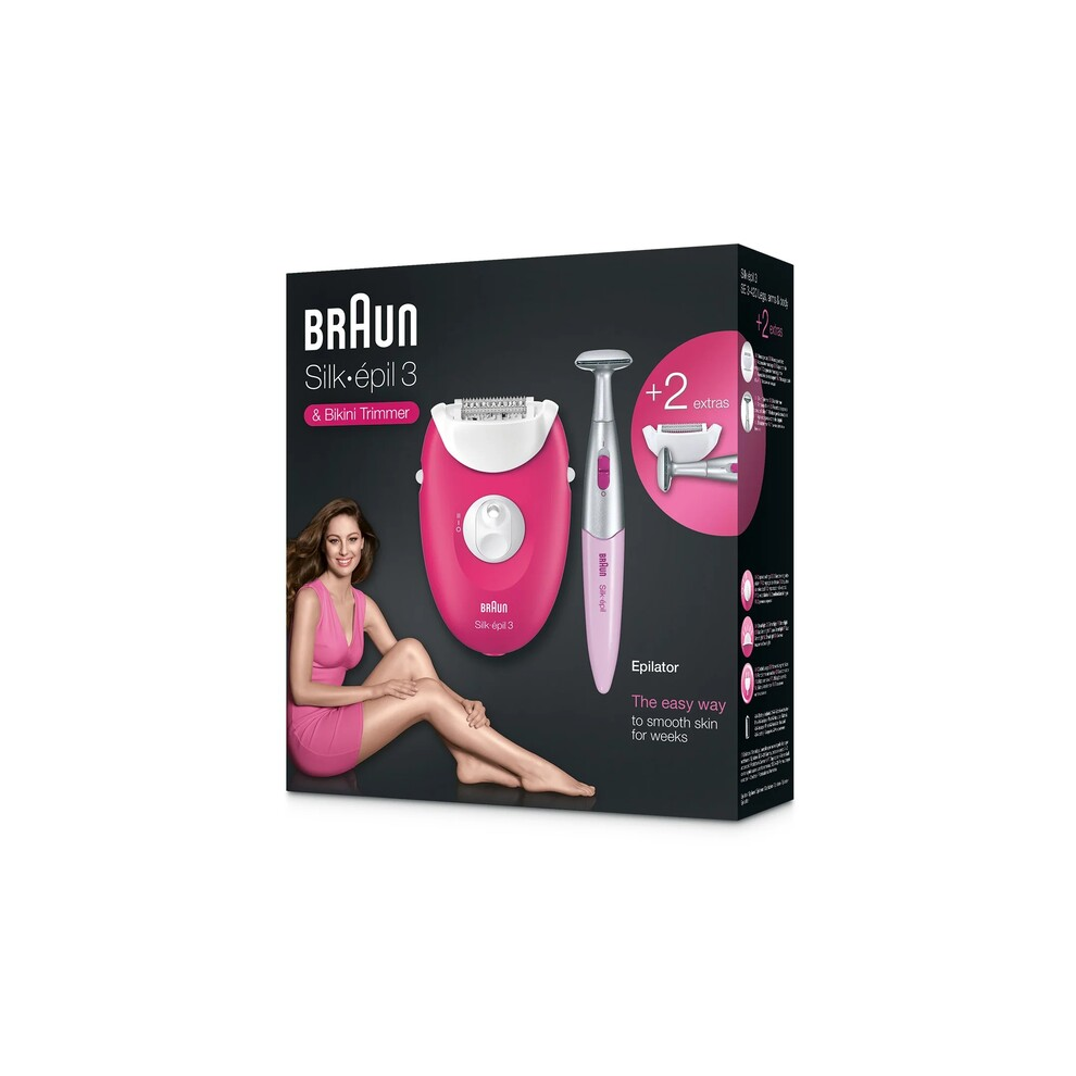 Braun - Silk Epil 3 Epilator & Bikini Trimmer - SE 3420