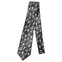 Mens Neckties Mens Silk Necktie Musical Notes Tie Notes Necktie Music Note Necktie Decorative Necktie