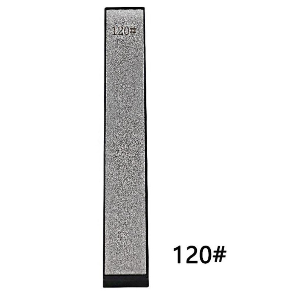 (120#  1pcs) 1/6 Pcs Set Grit Diamond Knife Sharpener Household Kitchen Knife Sharpening System Diamond Sharpening Stone  Kitchen