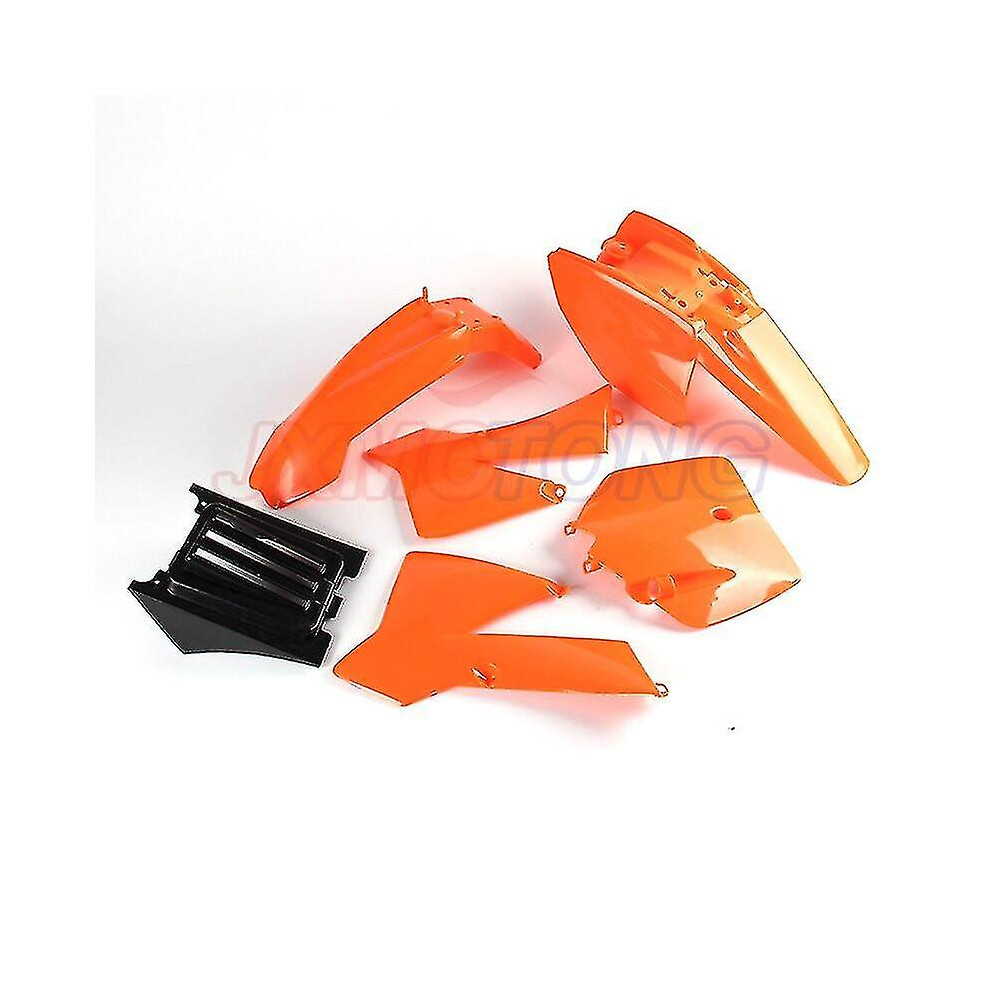 (Orange) 3 Color Plastic Body Fender Kit For Sx 50Cc 50 50Sx 50 Mini Adventure Junior Adventur 2003-2008 Dirt Bike Pit Bike_fs Orange 7364070596980