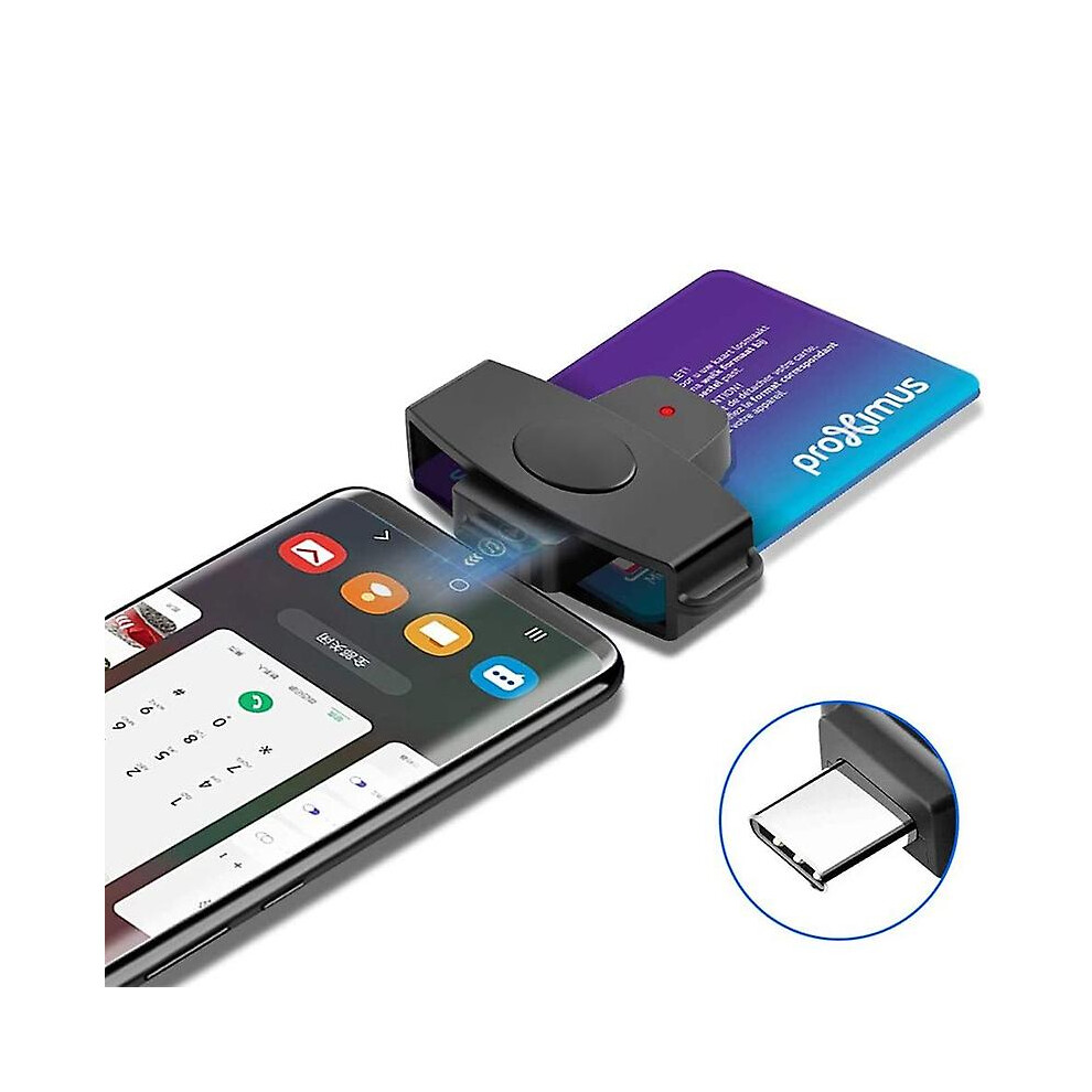 Rocketek Cscr3 Type-C Smart Cac Card Reader Ic Id Sim Bank Card Adapter For Laptop Android Phone 7364070597147