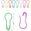 320 Pieces 8 Colors Safety Calabash Pins,bulb Pins With Storage Box, Knitting Marker For Diy Clothes 3
