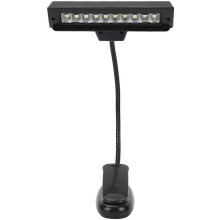 Music Stand Light, Portable Clip-on Position Adjustable Led Musician Lamp Reading Light For Music Stands Pianos Work Tables Desks Reading