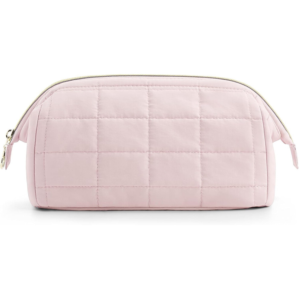 pink--makeup-bag-travel-cosmetic-bag--puffy-padded-make-up-bags-for-women-large-capacity-makeup-organizer-case--wide-open-pouch-purse-travel-essential