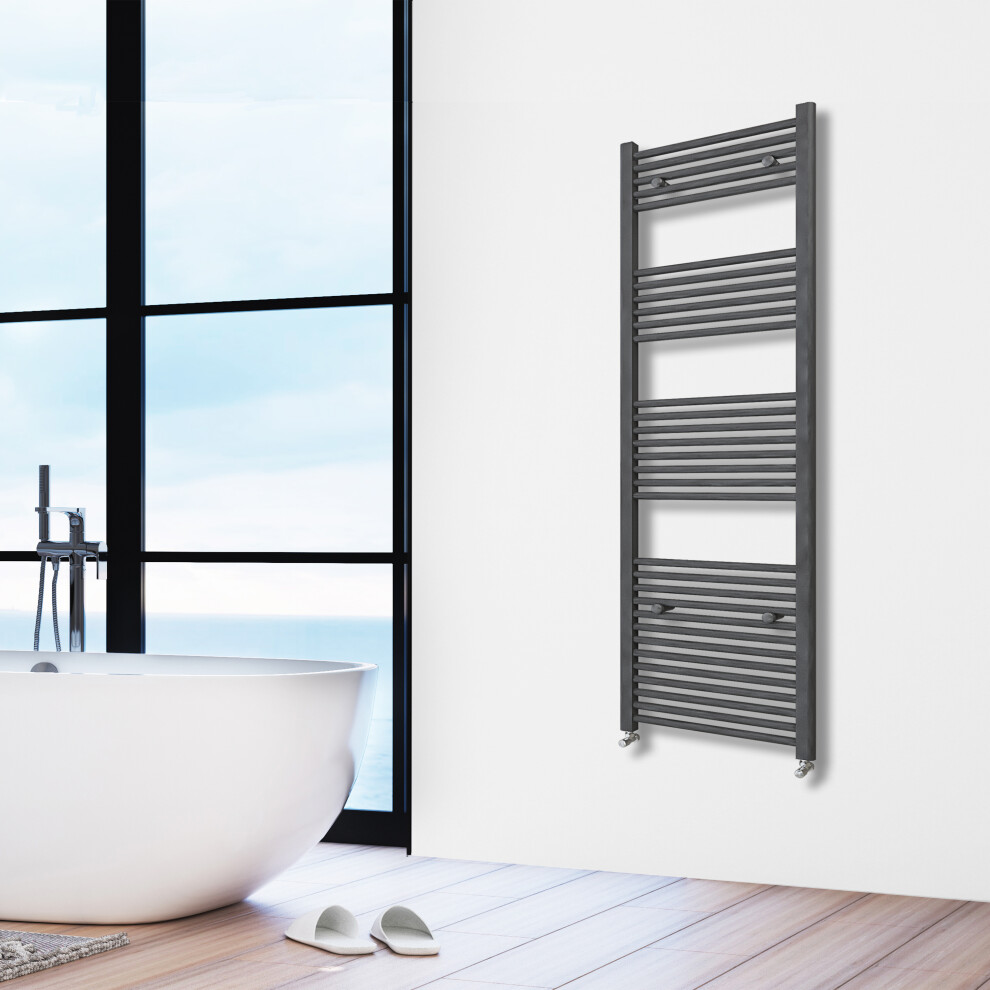 (anthracite, 1800x450mm) Stylish Straight Towel Rail HeatingTowel Radiator