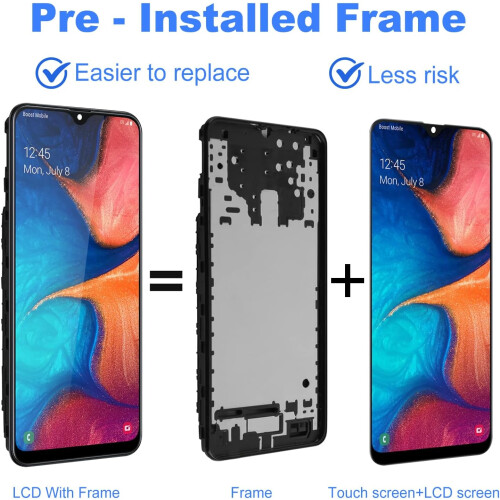 Screen Replacement For Samsung Galaxy A20e SM-A202F LCD Display+Frame 2