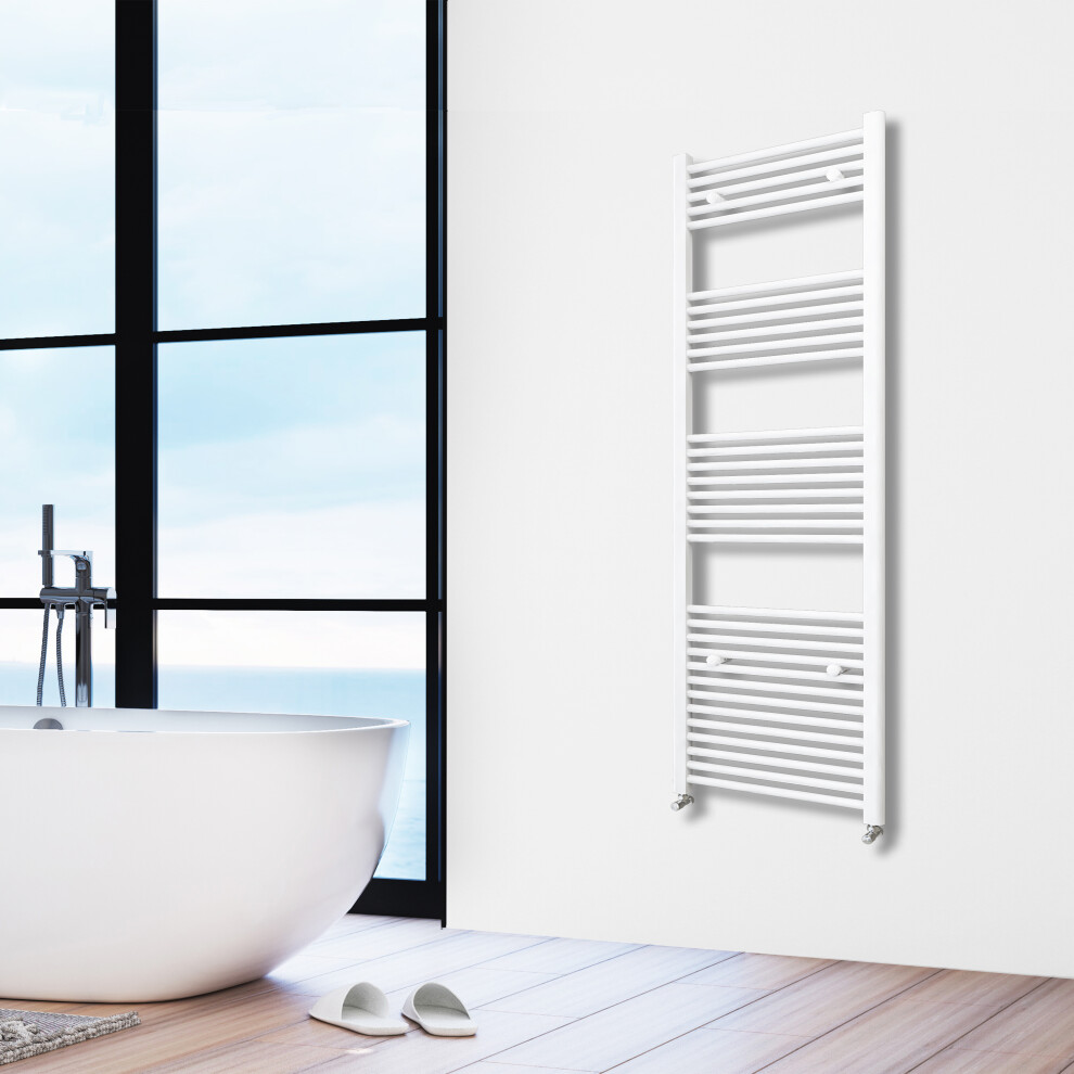 (white, 1800x450mm) Stylish Straight Towel Rail HeatingTowel Radiator