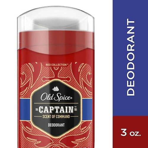 Old Spice Red Collection Deodorant for Men, Captain Scent, 3.0 Oz.