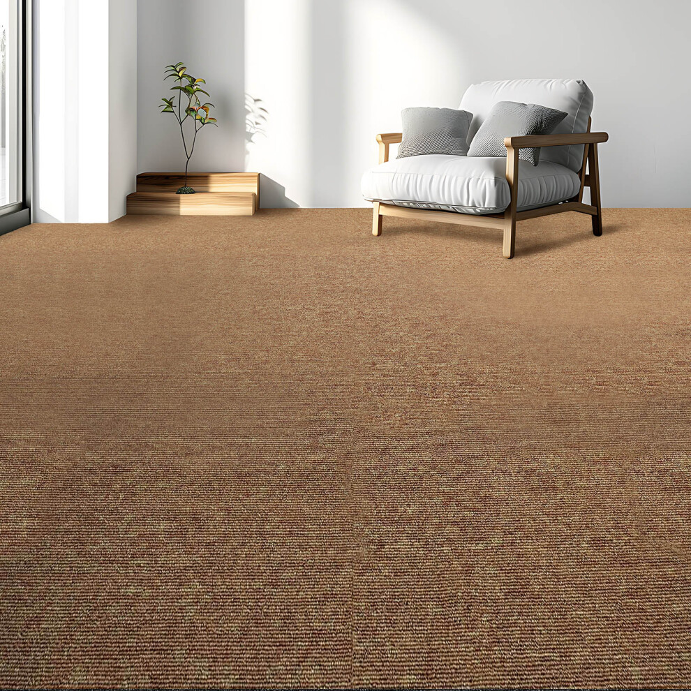 Heavy Duty Carpet Tiles 20Pcs 5Sqm In Beige 5060164213581