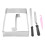 Baking Mould Square, Adjustable, Baking Rectangular Extendable Cake Cake/pizza , Cake Ring 5