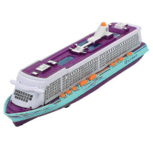 Alloy Cruise Ship Model Sound Oversized Diecast Pull Back Ship Toys
