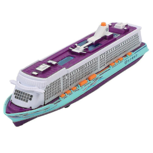 Alloy Cruise Ship Model Sound Oversized Diecast Pull Back Ship Toys