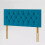 (Single Silver) 3ft Plush Velvet Padded Chesterfield Headboard Bed 7