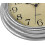 (silver) Silent No Tick Round Retro Quartz Clock Wall Clock (12 Inches) 4