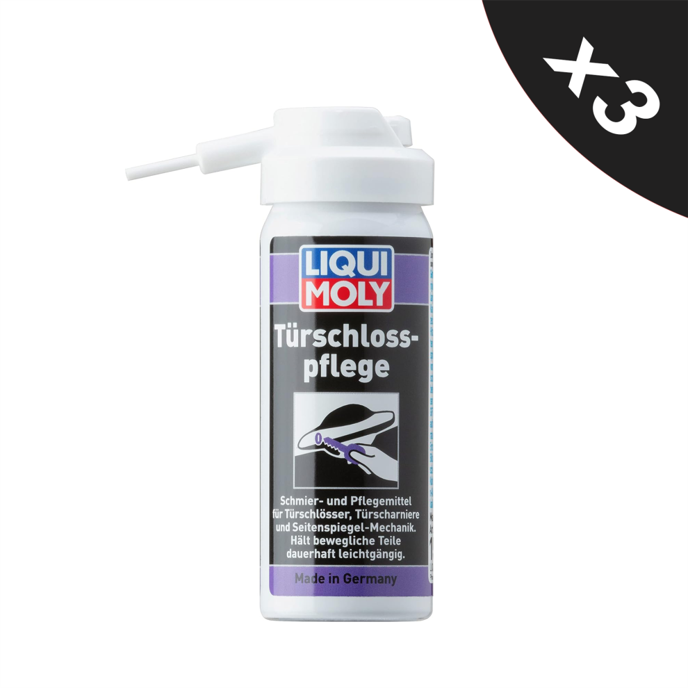 Liqui Moly Door Lock Care  3x50ml De-Icer & Protector for Locks & Mirrors